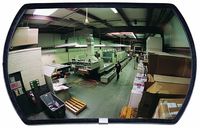 See All PLX1524 Round Rectangular Acrylic Indoor Convex Security Mirror, 24" Length x 15" Width (Pack of 1)