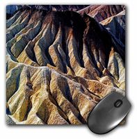 3dRose LLC 8 x 8 x 0.25 Inches Mouse Pad, Mountain Hill Landscape of Zabriskies Point in Death Valley (mp_154801_1)