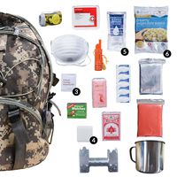 Wise Company Survival Kit, Food and Emergency Supply Backpack, Camo