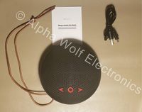 Tecart A6 Portable Bluetooth Speaker, Wireless Waterproof Shockproof Indoor and Outdoor Speaker with Enhanced Bass Sound and Magnetic Mount, Hands-Free Speaker (Black)