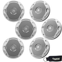 JBL MS6510 Marine Speakers - 6.5 Inch Dual-Cone Speakers - Three Pairs (Six Speakers), White