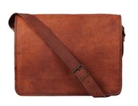 Rustic Town 13 inch Vintage Crossbody Genuine Leather Laptop Messenger Bag