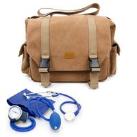 DURAGADGET On-Call Vet Medical Bag - Compatible with On-Call Vet Medical Supplies & Equipment - with Adjustable Interior Dividers and Long Shoulder Strap (270 x 150 x 190 mm)