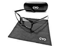 Blue Light Filter Glasses for Blocking UV Headache (Anti Eye Eyestrain] Transparent Computer Glasses for Gaming/Reading/Screens, Unisex (Classic Black) Shockproof