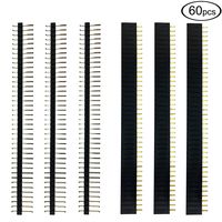 60pcs Male and Female Pin Headers for Arduino Connector Prototype Shield by DEPEPE