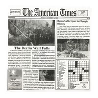 Black Cat Avenue Wax Coated Deli Sandwich Wrap Paper Food Basket Liners, 12"x12", Newspaper, 100-Pack