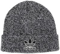 adidas Originals Men's Trefoil Beanie, Black/White Twist, ONE SIZE