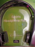 Sports Headphone Radio -- AM/FM Receiver