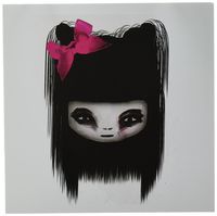 3dRose Little Scary Doll - Greeting Cards, 6 x 6 inches, set of 12 (gc_15580_2)