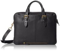 Cole Haan Men's Brayton Pebble Attache, black, One Size