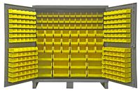 Durham Extra Heavy Duty Welded 12 Gauge Steel Cabinet With 240 Bins, HDC72-240-95,  24" Length x 72" Width x 78" Height