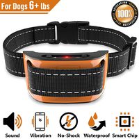 NPS No Shock Bark Collar for Small to Large Dogs - Smart Chip Adjusts to Stop Barking in 1 Minute - Highly Effective Vibration and Sound Stops Barks Fast with No Pain - Safe, Anti-Bark Device