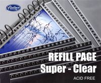 Florence 8.5"x11" Landscape Orientation Super Clear Archival Sheet Protectors 10 Pack