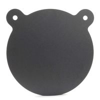 ShootingTargets7 - AR500 Steel Gong Target - 10 x 3/8 inch for Rifles to 308 - Laser Cut USA Steel