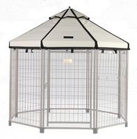Advantek Pet Gazebo Replacement Cover for 5ft Gazebos, Earth Taupe