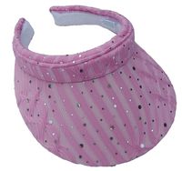 Cushees Sparkle Clip-on Visor (Pink) 634