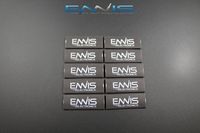 10 PCS 2 4 6 GAUGE HEAT SHRINK TUBE 1/2 X 1.5 INCH BLACK ENNIS ELECTRONICS TUBING RING TERMINAL