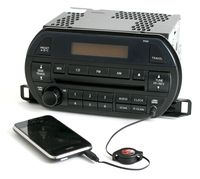 1 Factory Radio AM FM Radio CD Player w Aux 3.5mm Input Compatible with 02-04 Nissan Altima PY520-281853Z700