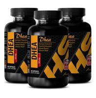 Mood Vitamins - DHEA - Dhea Natural Made - 3 Bottles 180 Capsules