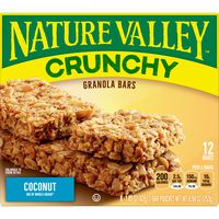 Nature Valley Coconut Crunchy Granola Bars 12 Bars, 8.94 oz