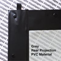 Visual Apex 120" (Dual) Rear Projection Screen Material, Front Projection viewable, 16:9-4k/8k, HD, 3D, HDR - PVC Replacement Screen Fabric for Visual Apex Indoor/Outdoor Projection Screen only