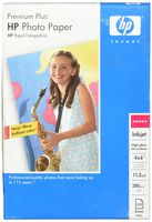 HP Premium Plus Photo Paper, 4 x 6 Inch with Tab, 100 Sheets (Q5431A), White