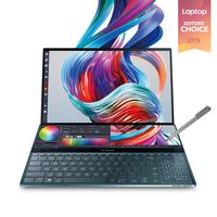 Asus ZenBook Pro Duo UX581 15.6" 4K UHD NanoEdge Bezel Touch Intel Core i7-9750H 16GB RAM 1TB PCIe SSD GeForce RTX 2060 Innovative Screenpad Plus Windows 10 Pro UX581GV-XB74T Celestial Blue (Renewed)