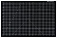 Dahle Vantage 10673 Self-Healing 5-Layer Cutting Mat Perfect for Crafts and Sewing 24" x 36" Black Mat