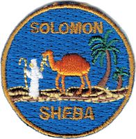 Queen of The South Solomon Sheba Round Iron-On Patch [Blue - 1.5"]