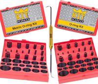 SAE 826PCS Metric and Inch Oring Assortment Kit with Seal Pick Tool, 826 Orings in 64 Universal Sizes, Buna NBR Rubber 70A Durometer, SAE, MM, Automotive Car Vehicle Plumbing Gasket Air
