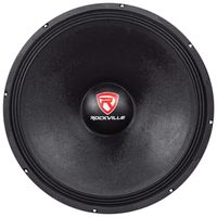 Rockville RVW1800P8 1800w 18" Raw DJ Subwoofer 8 Ohm Sub Woofer 107OZ Magnet
