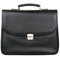 Jack&Chris PU Leather Briefcase Messenger Bag Laptop Bag, MBYX011