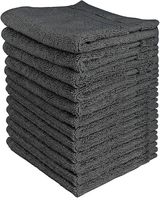 Utopia Towels - Premium Washcloths Set (12 x 12 Inches, Grey) - 600 GSM 100% Cotton Flannel Face Cloths, Highly Absorbent and Soft Feel Fingertip Towels (12-Pack)