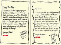 Quiplip Handwritten Yours Truly Birthday Cards, 6-Pack (YT03146PCK)