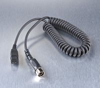 J&M Corporation Unisex-Adult P-Series Lower 8-Pin Cord Headset Connection 1983-2015 Yam/ 1989-1997 Har/Kaw/Suz (Black, One Size)