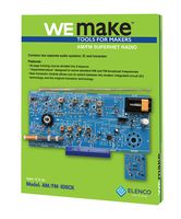 Elenco  AM/FM Radio Kit |Switch Between ICs & Transistors | Lead Free Solder | Great STEM Project | Superheterodyne Designed to AM and FM Broadcasts | SOLDERING REQUIRED