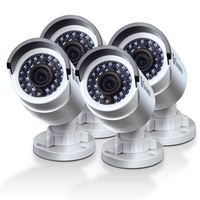 Swann 4X 3MP 835 IP Bullet 3MP Cameras Bullet Camera, White (CONHD-B3MPB4-US)