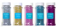 KittyKraft 5 Piece Extra Fine Glitter Set (Holographic Collection)- Includes Silver, Gold, Pink, Blue, and Purple Holographic Glitter- Perfect for Crafts and Slime