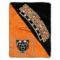 The Northwest Company Officially Licensed NCAA Mercer Bears Halftone Micro Raschel Throw Blanket, 46" x 60", Multi Color