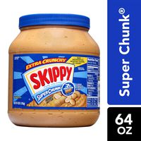 Skippy Super Chunk Peanut Butter, 64 Ounce (Pack of 1)