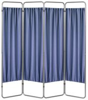 Omnimed 153094-35 Economy Privacy Screen with Fabric Panels, Norway, 4 Section