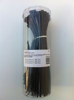 AVBcable CT-B400 an Assorted Pack of 4 6 and 8 Black Cable Ties Per