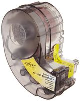 Brady XC-1000-595-RD-WT IDXPERT & LABXPERT Labels  B-595 Indoor/Outdoor Vinyl Film White on Red, Printable Area: 19.000" W x 1.000" H 1 roll (30ft.)/Cartridge