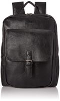 Kenneth Cole Reaction Faux Leather Backpack Business, Black, One Size