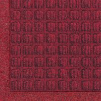 Hudson Exchange 4216 Waterhog Fashion Floor Mat Runner, 60" L x 22" W, 3/8" Thick, Red/Black