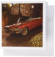 3dRose Georgia, Savannah, convertible, classic car - US11 JWL0491 - Joanne Wells - Greeting Cards, 6 x 6 inches, set of 12 (gc_89449_2)