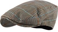 Wonderful Fashion Men's Classic Herringbone Tweed Wool Blend Newsboy Ivy Hat (Large/X-Large, Paisley Lt.Brown)
