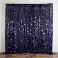 Efavormart 20FT Navy Payette Sequin Backdrop Photography Background Fabric Photo Booth Backdrop Studio Background - 1 PCS
