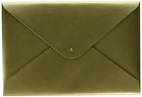 Paperthinks 9 x 13 Inch Recycled Leather Document Folder Gold (PT10006)