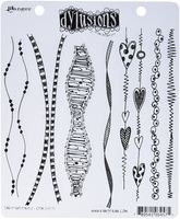 Ranger DYR-34575 Dyan Reaveley's Dylusions Cling Stamp Collections, 8.5 by 7-Inch, Inbetweenies